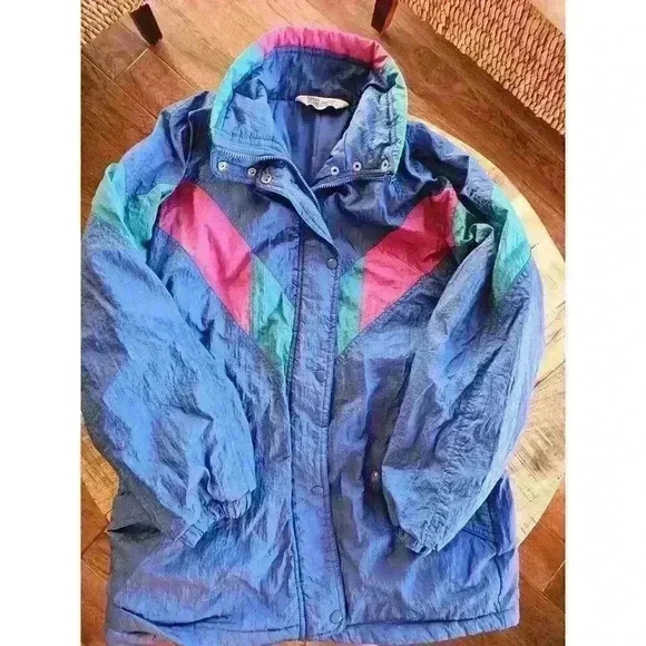 Vintage Winbreaker Light Weight Jacket Size Large Women's - Picture 1 of 11